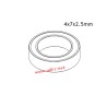 UDIRC UCX2402 RC Car Parts 4x7x2.5mm Ball Bearing UCX24-M012