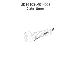 UDIRC UD1610 1610S Parts 2.6X10MM HB Hexagon Socket Head Cap Tapping Screw M01-003