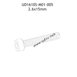 UDIRC UD1610 1610S Parts 2.6X15MM HB Hexagon Socket Head Cap Tapping Screw M01-005