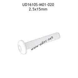 UDIRC UD1610 1610S Parts 2.5x15mm TM Hexagon Socket Button Head Machine Screw M01-020