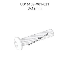 UDIRC UD1610 1610S Parts 3x12mm TM Hexagon Socket Button Head Machine Screw M01-021