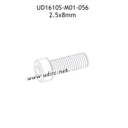 UDIRC UD1610 1610S Parts 2.5x8mm Hexagon Socket Head Cap Machine Screw M01-056