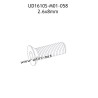 UDIRC UD1610 1610S Parts 2.6x8mm KM Hexagon Socket Countersunk Head Machine Screw M01-058
