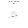 UDIRC UD1610S Parts M4 Hex Flanged Lock Nut M02-003