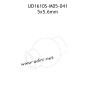 UDIRC UD1610 1610S Parts 5X5.6MM Hollow Ball M05-041