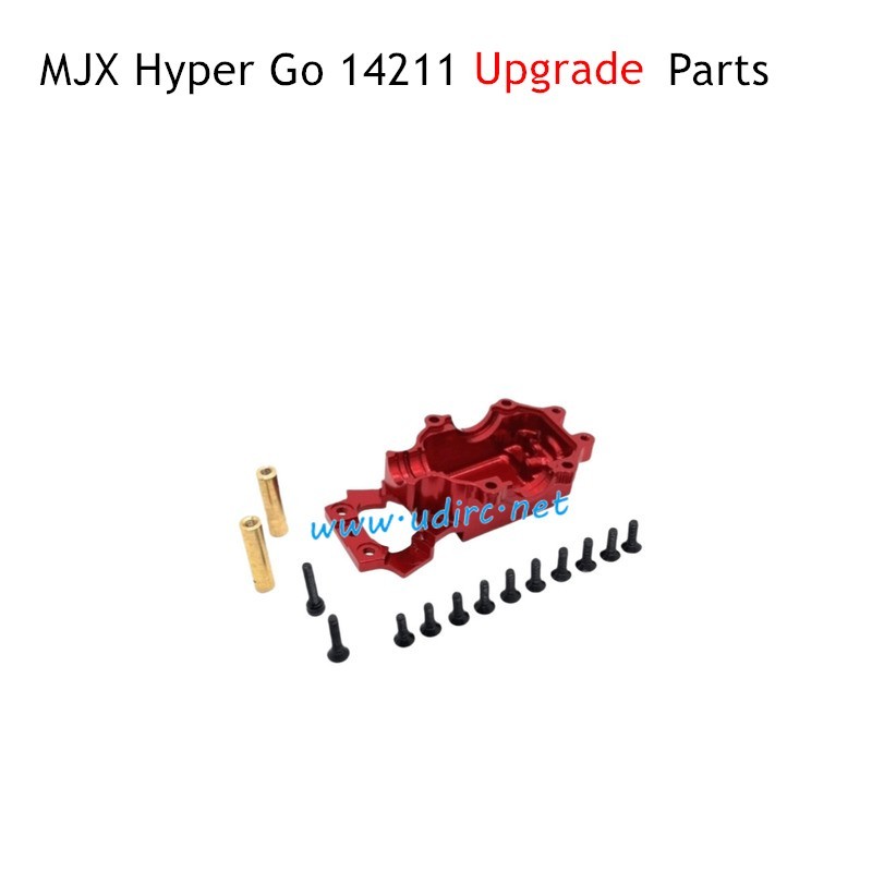 MJX Hyper Go 14211 Upgrade Parts Front Gearbox Lower Cover Red MJX Hyper Go 14211 Upgrade Parts Front Gearbox Lower Cover Red