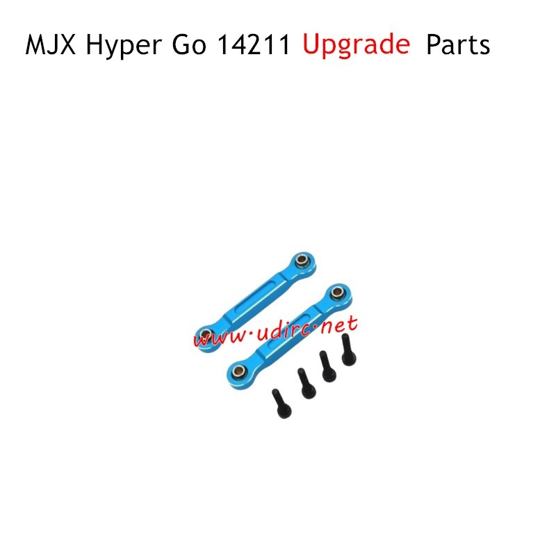 MJX Hyper Go 14211 Upgrade Parts Front Steering Tie Rods Blue MJX Hyper Go 14211 Upgrade Parts Front Steering Tie Rods Blue