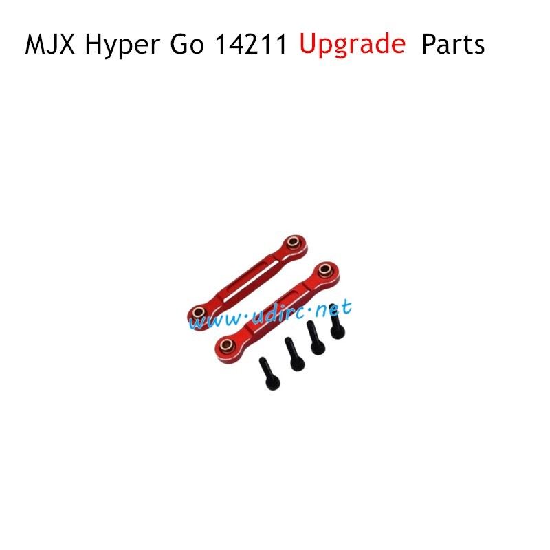 MJX Hyper Go 14211 Upgrade Parts Front Steering Tie Rods Red MJX Hyper Go 14211 Upgrade Parts Front Steering Tie Rods Red
