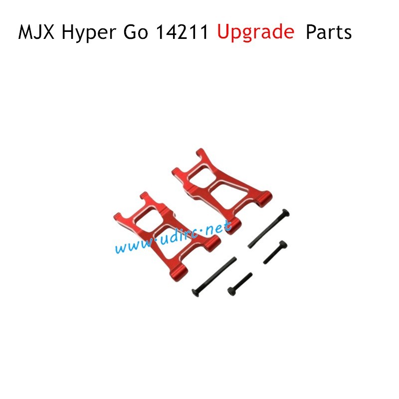 MJX Hyper Go 14211 Upgrade Parts Rear Lower Swing Arms Red MJX Hyper Go 14211 Upgrade Parts Rear Lower Swing Arms Red