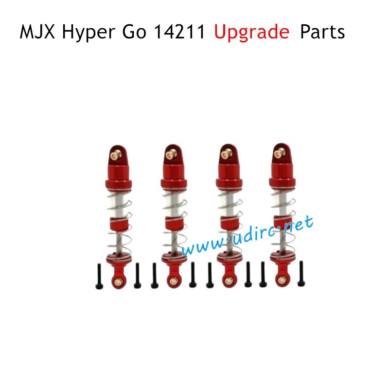 MJX Hyper Go 14211 Upgrade Parts Shock Absorbers Red MJX Hyper Go 14211 Upgrade Parts Shock Absorbers Red