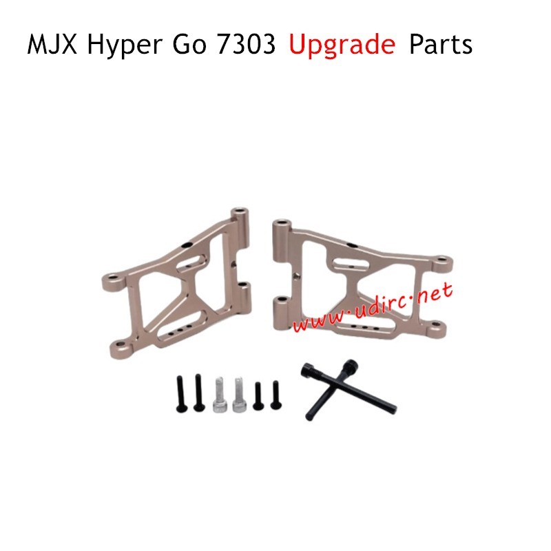 MJX Hyper Go 7303 Upgrade Parts Front Lower Swing Arms Champagne Gold P73220 MJX Hyper Go 7303 Upgrade Parts Front Lower Swing Arms Champagne Gold P73220