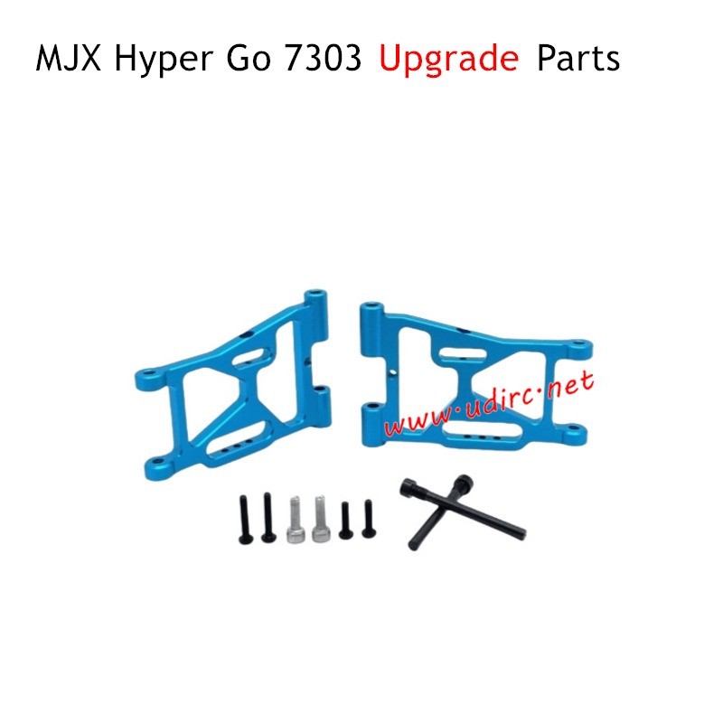 MJX Hyper Go 7303 Upgrade Parts Front Lower Swing Arms Blue P73220 MJX Hyper Go 7303 Upgrade Parts Front Lower Swing Arms Blue P73220