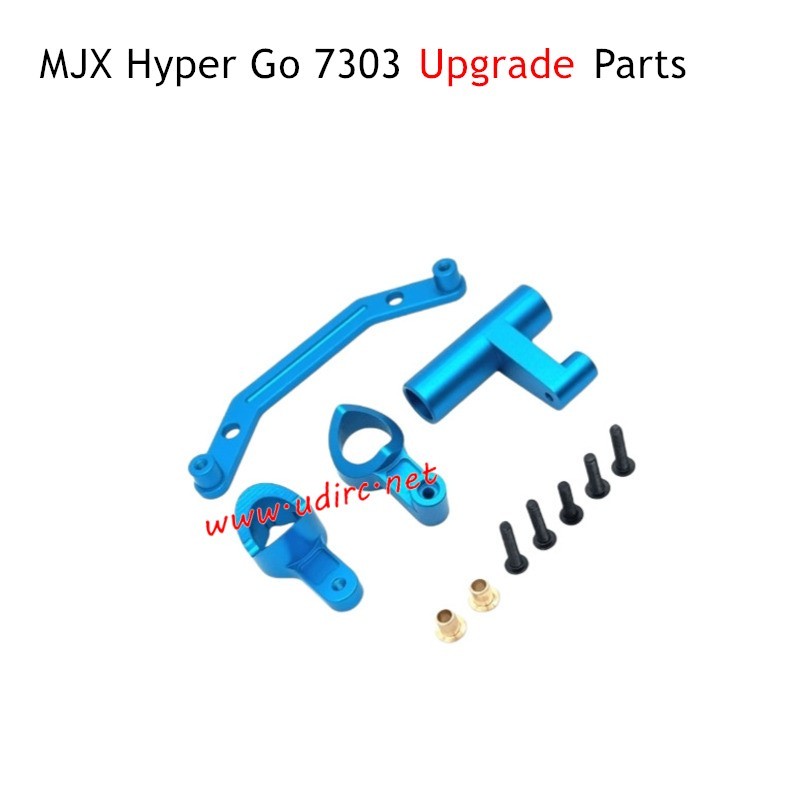 MJX Hyper Go 7303 Upgrade Parts Front Steering Assembly Blue MJX Hyper Go 7303 Upgrade Parts Front Steering Assembly Blue