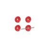UDIRC UD1611 High Speed RC Car Parts Wheel Anti-Skid Spacer Red P16-003A