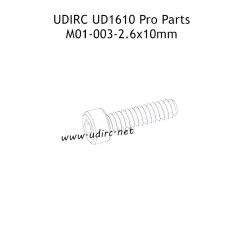 UDIRC UD1610 Pro Parts 2.6X10MM HB Hexagon Socket Head Cap Tapping Screw M01-003