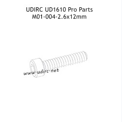 UDIRC UD1610 Pro Parts 2.6X12MM HB Hexagon Socket Head Cap Tapping Screw M01-004