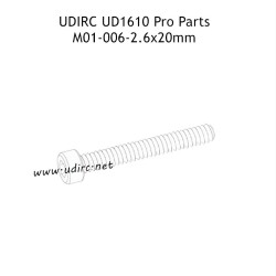UDIRC UD1610 Pro Parts 2.6X20MM HB Hexagon Socket Head Cap Tapping Screw M01-006