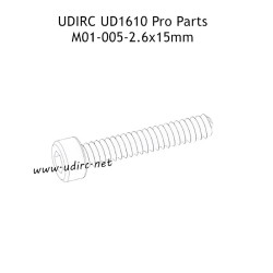 UDIRC UD1610 Pro Parts 2.6X15MM HB Hexagon Socket Head Cap Tapping Screw M01-005