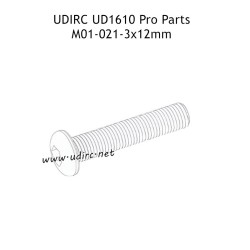 UDIRC UD1610 Pro RC Car Parts 3x12mm TM Hexagon Socket Button Head Machine Screw M01-021