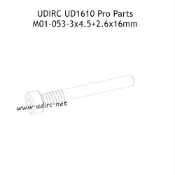 UDIRC UD1610 Pro RC Car Parts 3x4.5+2.6x16mm Hexagon Socket Head Cap Half Thresded Tapping Screw M01-053
