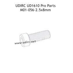 UDIRC UD1610 Pro RC Car Parts 2.5x8mm Hexagon Socket Head Cap Machine Screw M01-056