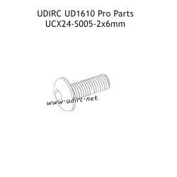 UDIRC UD1610 Pro RC Car Parts 2X6mm PM Hexagon Round Head Machine Screw UCX24-S005