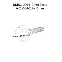 UDIRC UD1610 Pro RC Car Parts 2.6X15MM Outer Hexagonal Flange Screw M02-004