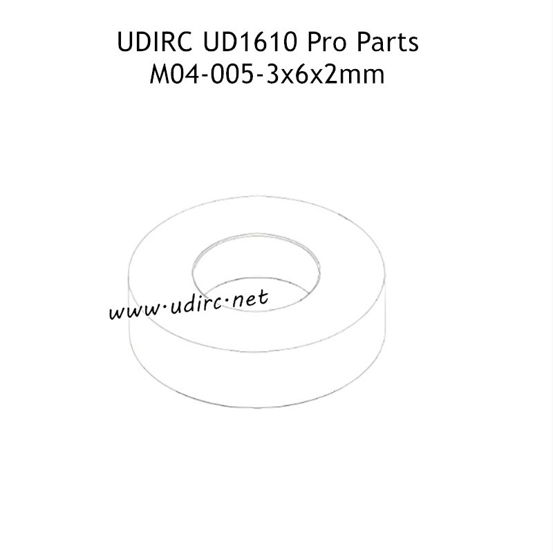 UDIRC UD1610 Pro RC Car Parts 3X6X2MM Shock Absorber Copper Bushing M04-005