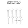 UDIRC UCX1801 Parts 2x6mm PM Hexagon Socket Buttonhead Machine Screw UCX24-S005