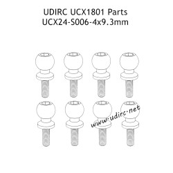 UDIRC UCX1801 Parts 4X9.3mm Hollow Ball Screw UCX24-S006