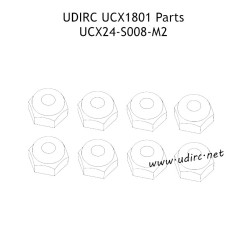 UDIRC UCX1801 Parts M2 Hex Flanged Nylon Lock Nut UCX24-S008