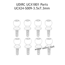 UDIRC UCX1801 Parts 3.5x7.3mm Hollow Ball Screw UCX24-S009