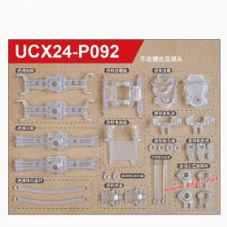 UDIRC UCX2405 Pro RC Car Upgrade Parts Transparent Parts UCX24-P092