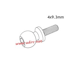 UDIRC UCX2402 Parts 4x9.3mm Hollow Ball Screw UCX24-S006