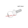 UDIRC UCX2402 Parts 4x9.3mm Hollow Ball Screw UCX24-S006