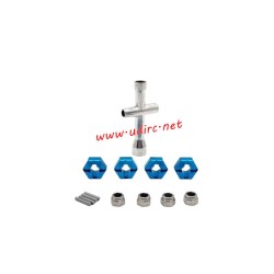 UDIRC M16 High Speed RC Car Upgrade Parts 12mm Sleeve Blue