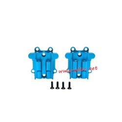 UDIRC M16 High Speed RC Car Upgrade Parts Front and Rear Gearbox Covers Blue