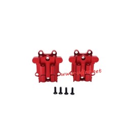 UDIRC M16 High Speed RC Car Upgrade Parts Front and Rear Gearbox Covers Red