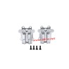 UDIRC M16 High Speed RC Car Upgrade Parts Front and Rear Gearbox Covers Silver