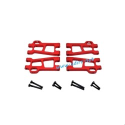 UDIRC M16 High Speed RC Car Upgrade Parts Front and Rear Lower Swing Arms Red