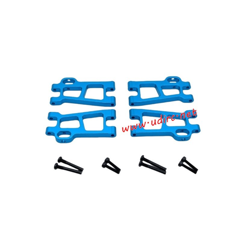 UDIRC M16 High Speed RC Car Upgrade Parts Front and Rear Lower Swing Arms Blue
