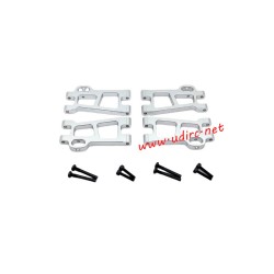 UDIRC M16 High Speed RC Car Upgrade Parts Front and Rear Lower Swing Arms Silver