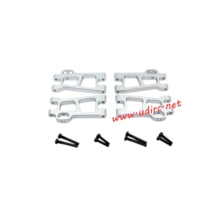 UDIRC M16 High Speed RC Car Upgrade Parts Front and Rear Lower Swing Arms Silver