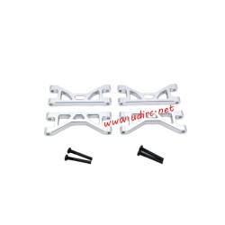 UDIRC M16 High Speed RC Car Upgrade Parts Front and Rear Upper Swing Arms Silver