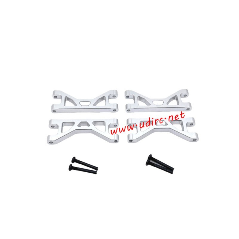 UDIRC M16 High Speed RC Car Upgrade Parts Front and Rear Upper Swing Arms Silver