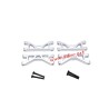 UDIRC M16 High Speed RC Car Upgrade Parts Front and Rear Upper Swing Arms Silver