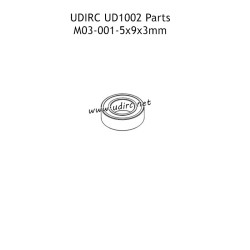 UDIRC 1001 1002 1002SE Parts 5x9x3mm Ball Bearing M03-001