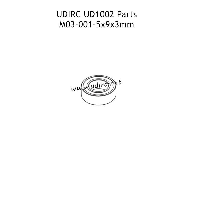 UDIRC 1001 1002 1002SE Parts 5x9x3mm Ball Bearing M03-001