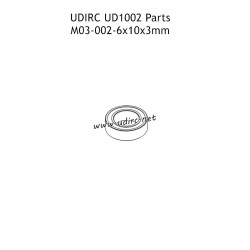 UDIRC 1001 1002 1002SE Parts 6x10x3mm Ball Bearing M03-002