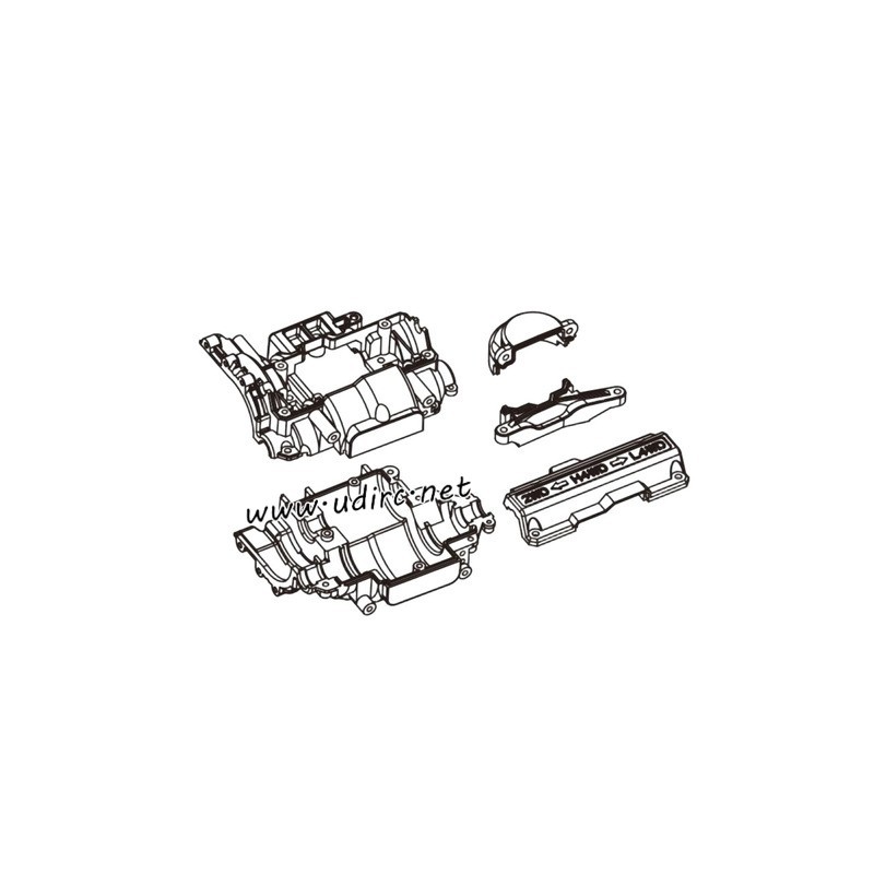 UDIRC 1001 1002 1002SE Parts Central Transmission Housing P10-019